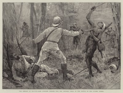 La recompensa del valor, cómo el cirujano Crimmin ganó la Cruz Victoria en la Batalla de Nga Kyaing, Birmania de Joseph Nash